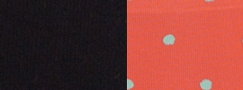 black/polka lottie fresh teal