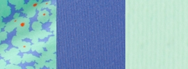 polka floral lullaby/lullaby/fresh teal