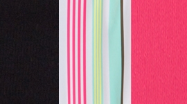 black/flashlight stripe multi/pinkelicious