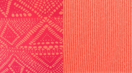 camp crochet pinkelicious/pop orange