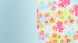 aquamarine/festival floral multi