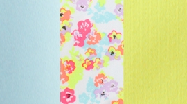 aquamarine/festival floral/clarity yellow