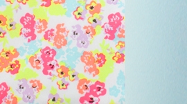 festival floral multi/aquamarine/festival floral multi