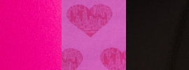 black/ i left my heart in chi-town grapealicious paris pink/ paris pink