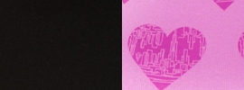 black/ i left my heart in chi-town grapealicious paris pink