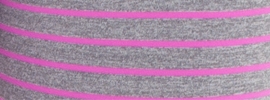 BISS- BIG ITTY BITTY STRIPE SLATE POW PINK